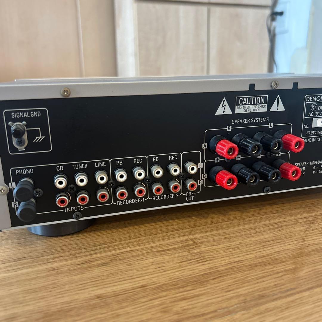 DENON プリメインアンプ 美品 リモコン付
