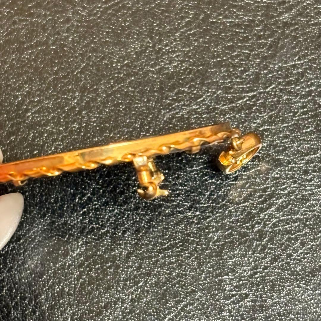 早い者勝ち！　ヴィンテージ　K18 カメオ ブローチ ペンダント トップ