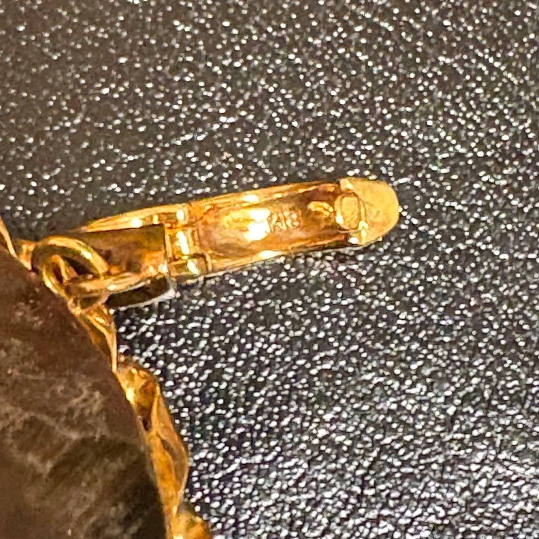 早い者勝ち！　ヴィンテージ　K18 カメオ ブローチ ペンダント トップ