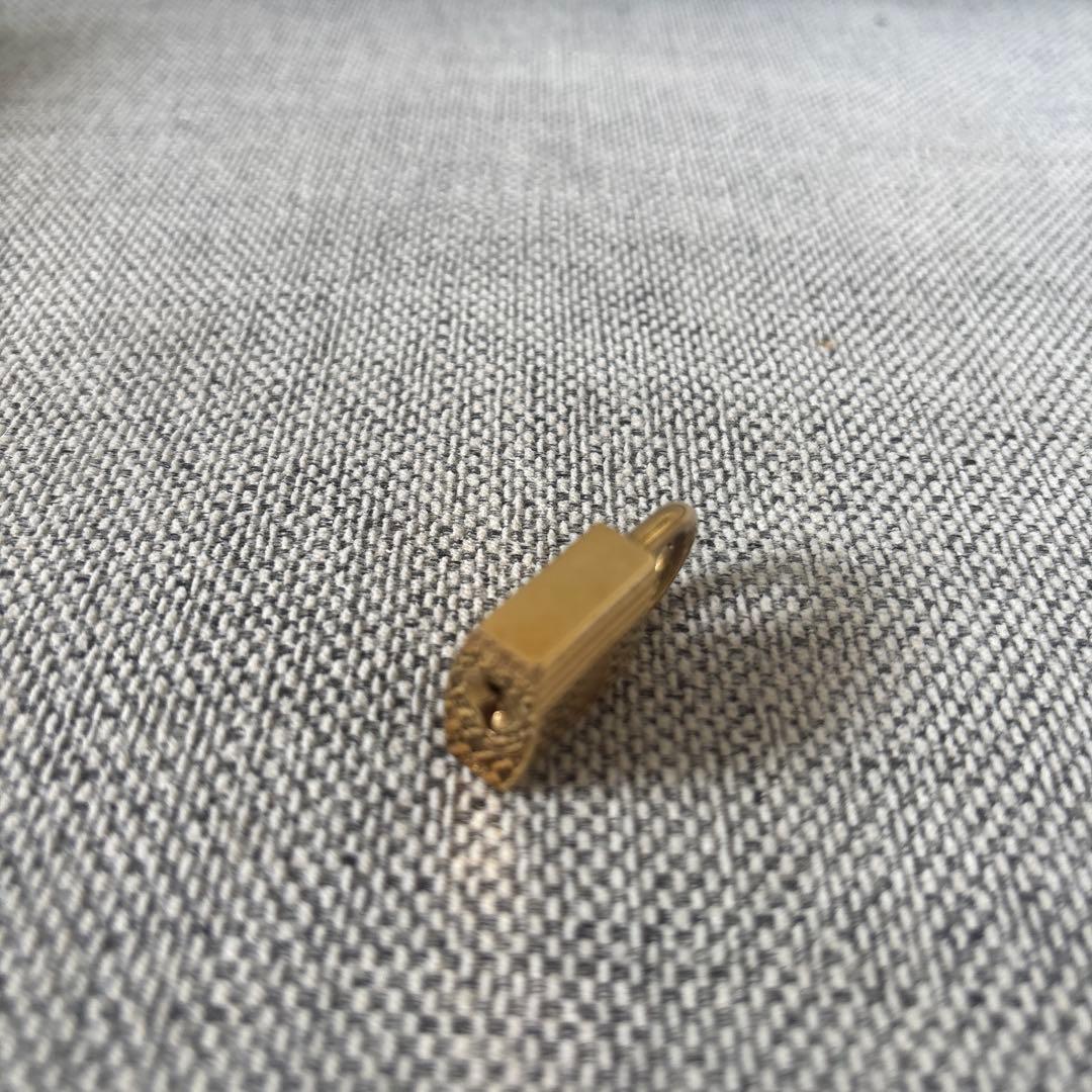 HERMES 107 鍵なし　ゴールドパドロック