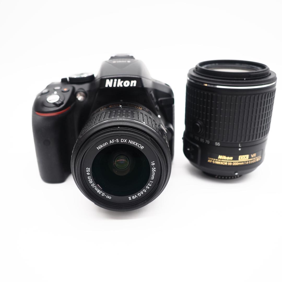 Nikon D5300 ダブルレンズセット Wi-Fi機能付カメラ