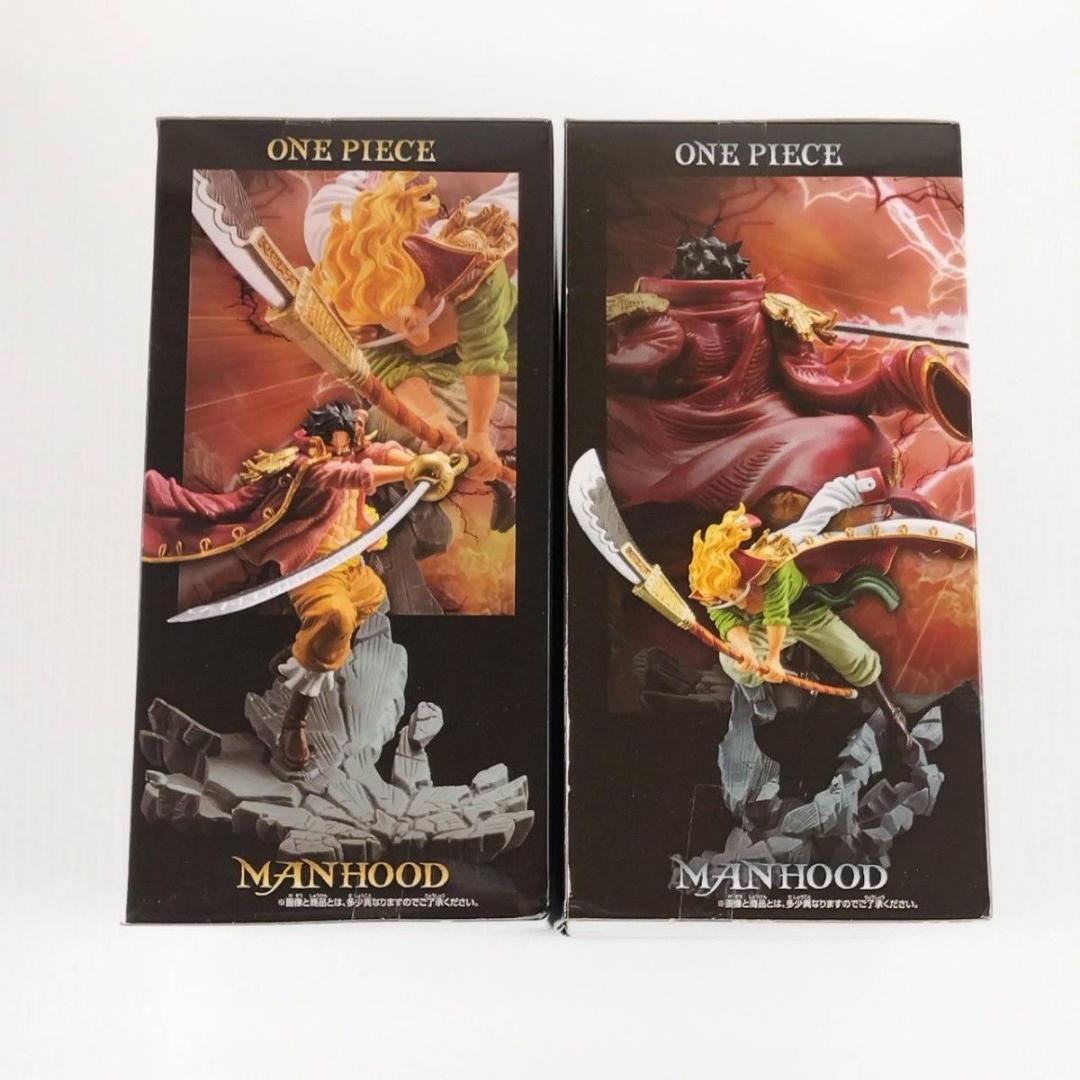 ワンピース MANHOOD 2種セット ロジャー エドワードニューゲート 白ひげ