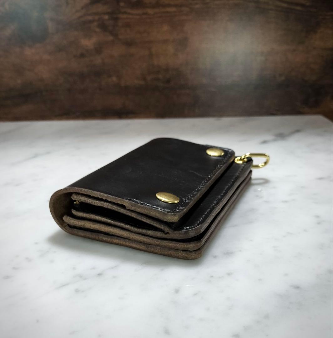 HORWEEN クロムエクセル　黒(茶芯) ショートトラッカー　STW3F