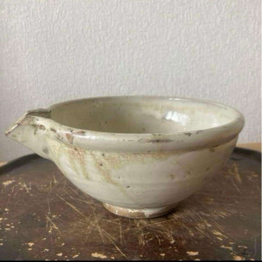 江戸明治期　平清水焼　片口　骨董　李朝　白磁　古道具坂田　古民具　岩切秀央