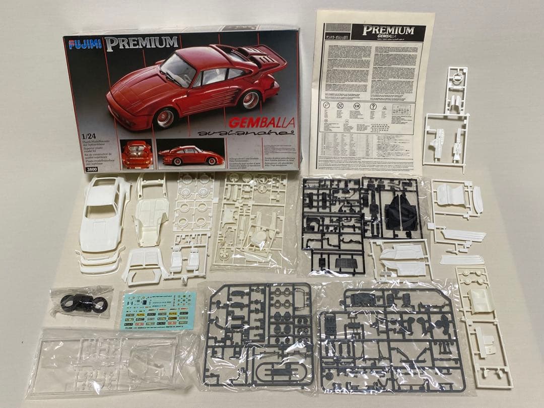 フジミ模型　ポルシェ　1/24 4台+1台(ジャンク)