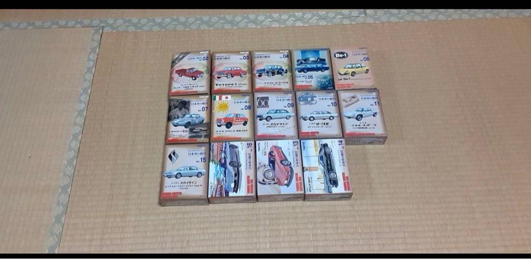 【14台セット】トミカ　トミーテック　日本車の時代　1/64