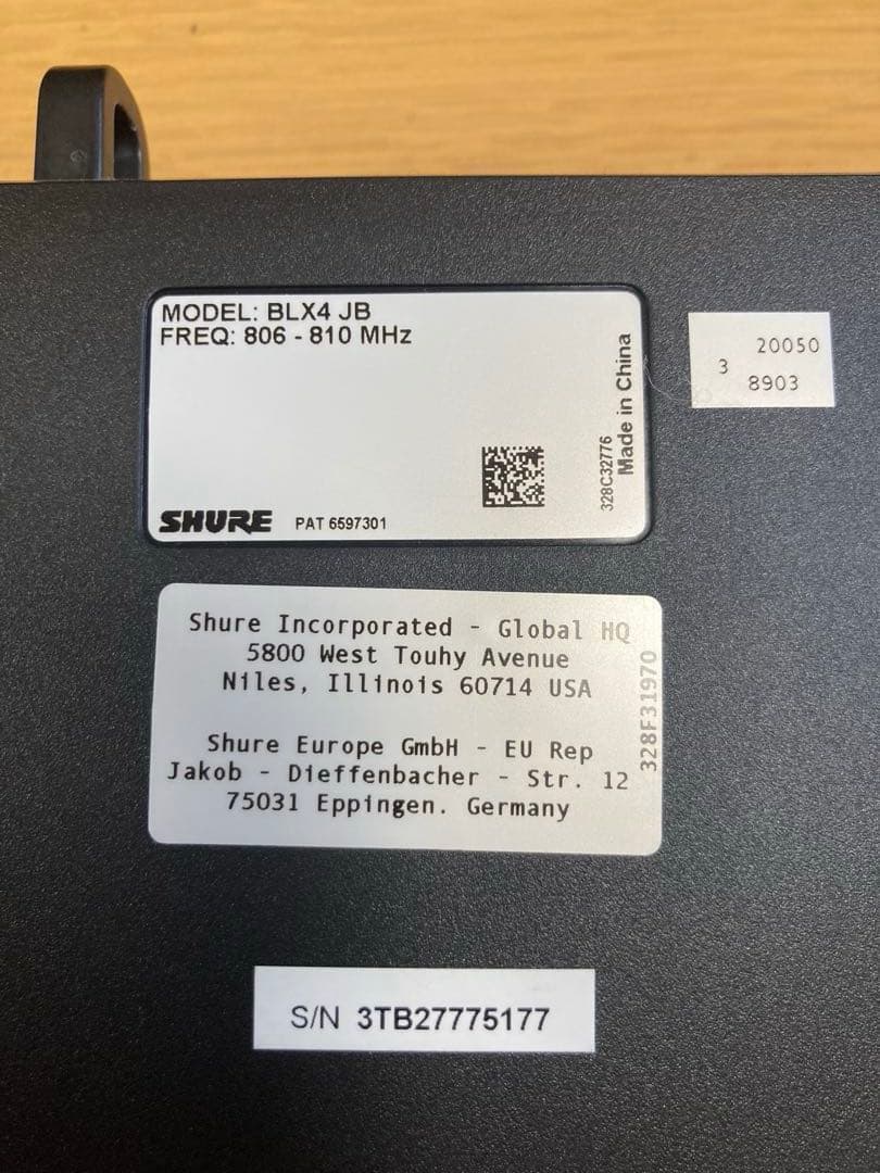 SHURE BLX24/BETA58A ワイヤレスマイク　ケース付き