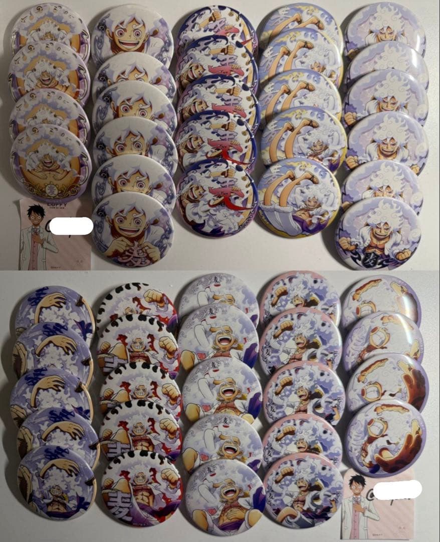 ONEPIECE ワンピース 輩缶バッジ GEAR5 ニカ　ルフィ