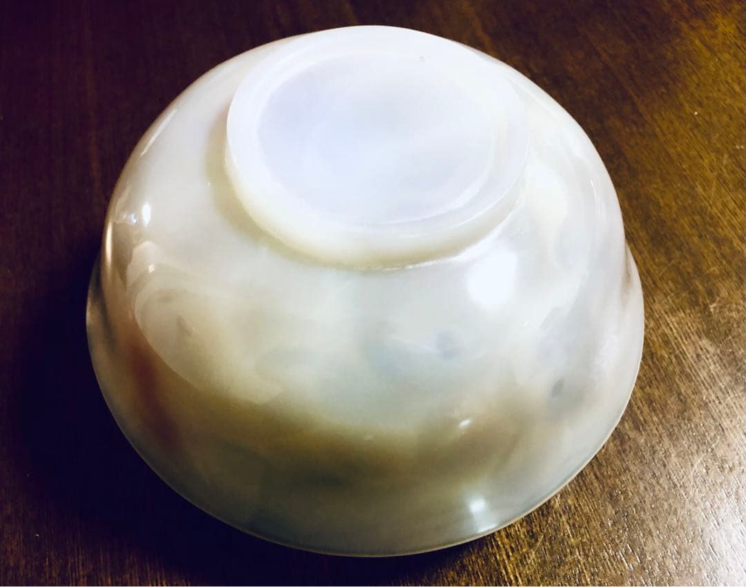 巧色玉椀　本瑪瑙　 天然石　刳抜　一本彫り　中国骨董