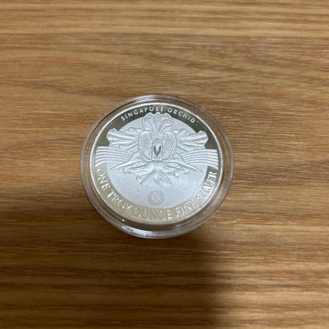 純銀　シンガポール　マーライオン