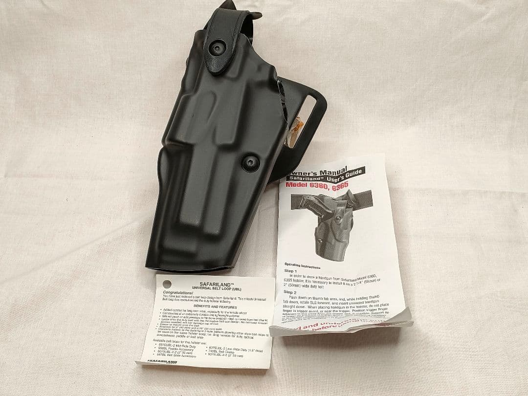 【実物】サファリランド M9 ホルスター 左利き用 Safariland 92