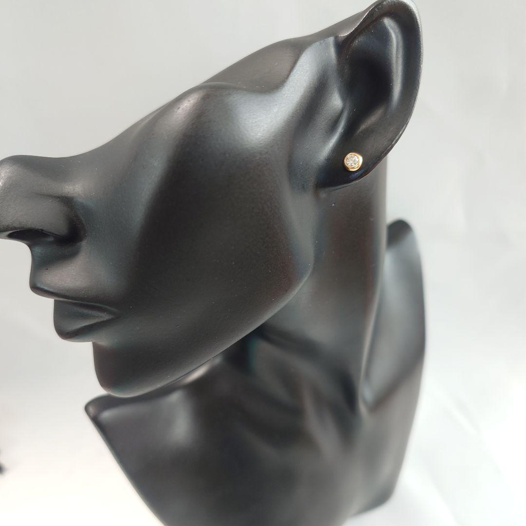 【美品】ティファニー K18 バイザヤード ダイヤモンドピアス 7112