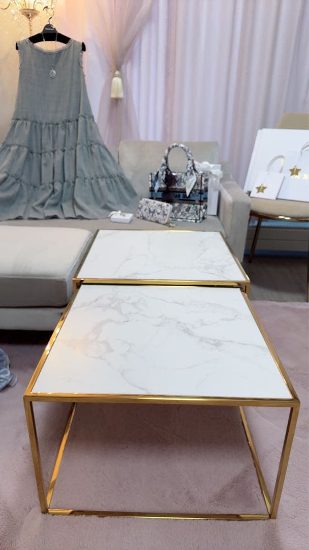 W*a様 リビングテーブルFrancfranc