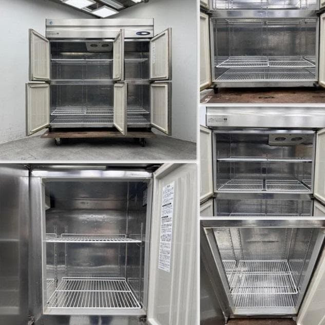 激安　冷蔵庫【現地引取のみ】ホシザキ HR-180ZT 単相 100V　６枚ドア