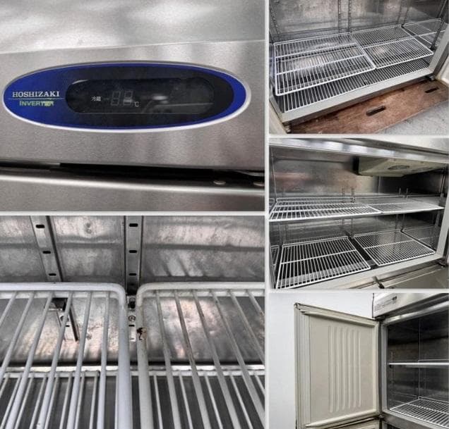 激安　冷蔵庫【現地引取のみ】ホシザキ HR-180ZT 単相 100V　６枚ドア