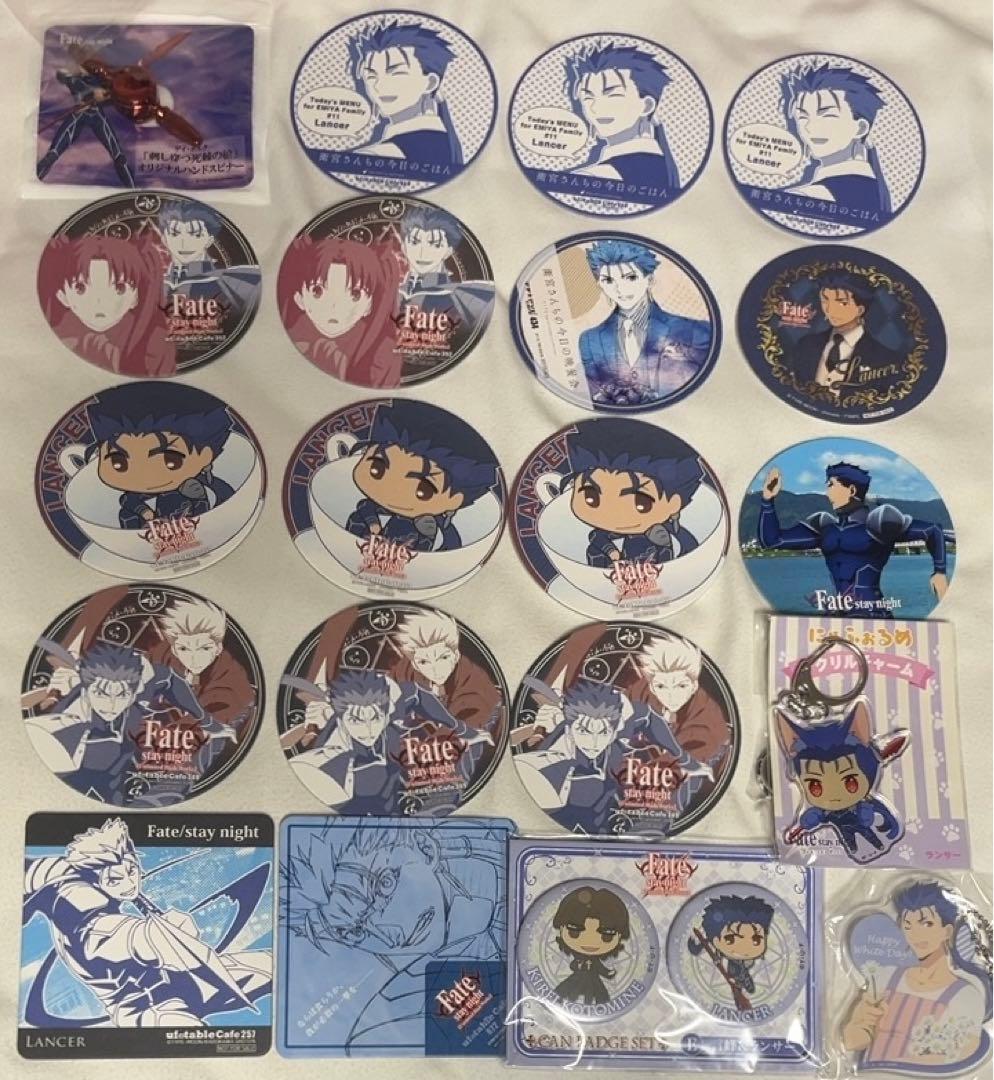 Fate fgo DINING ランサー　クーフーリン　缶バッジ　　レアルタヌア