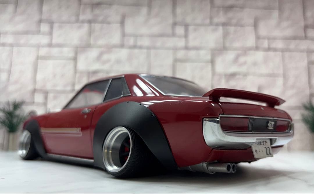 1/18ミニカー　オートアート　ダルマ　セリカ　ワークス　ワタナベ深リムカスタム