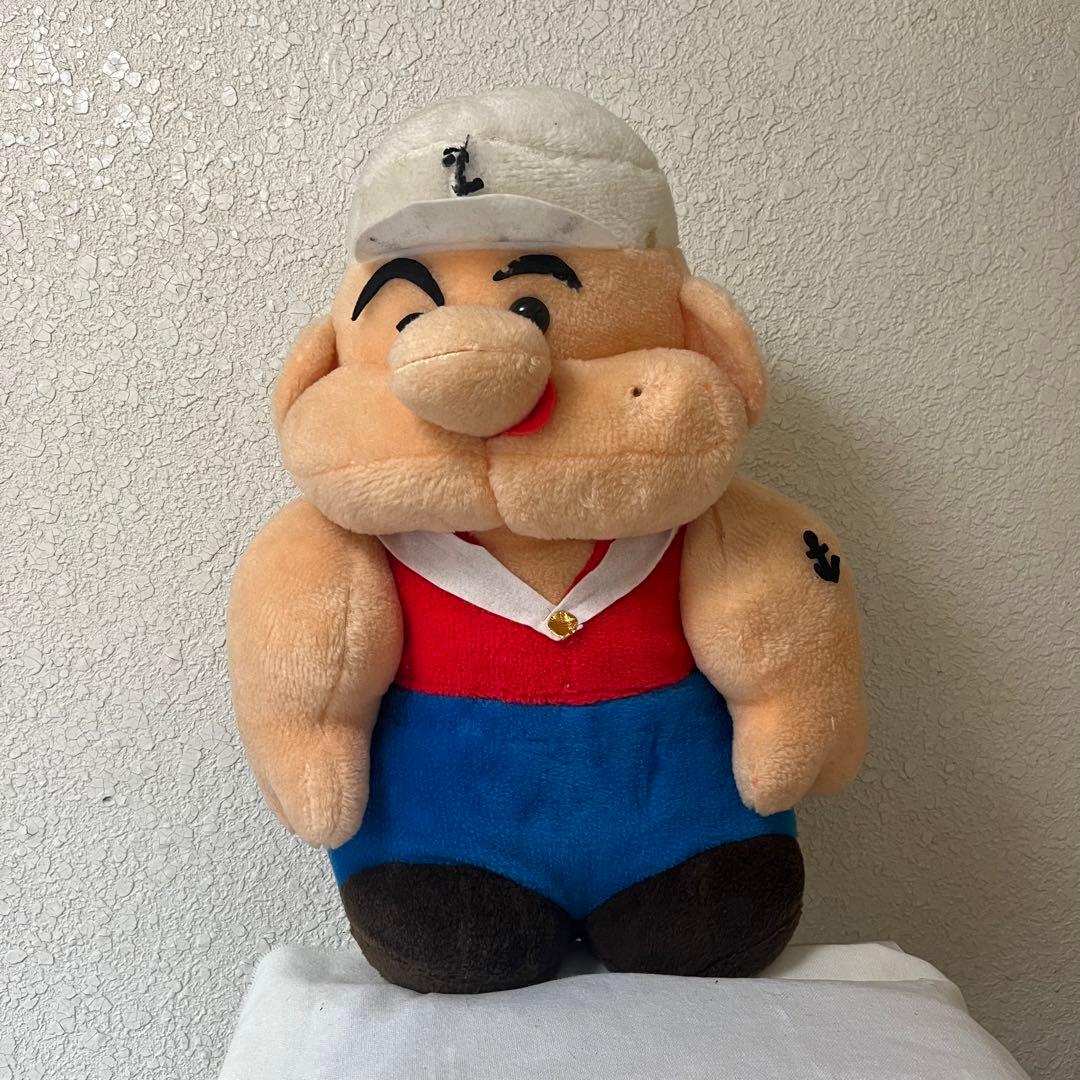 昭和レトロ　ポパイ　大きい　ぬいぐるみ