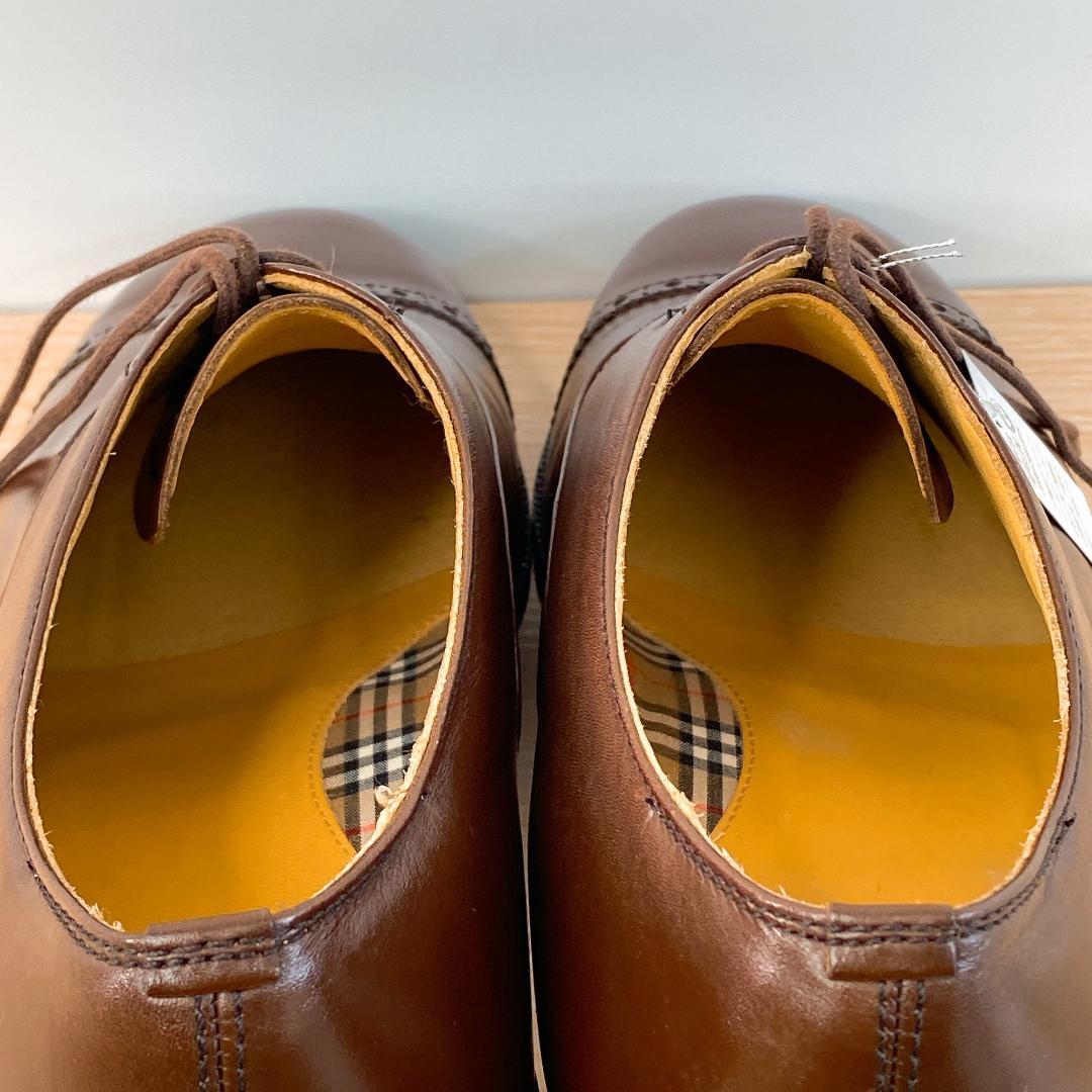 バーバリーズ ビジネスシューズ 革靴 靴 ブラウン サイズ 26.5㎝