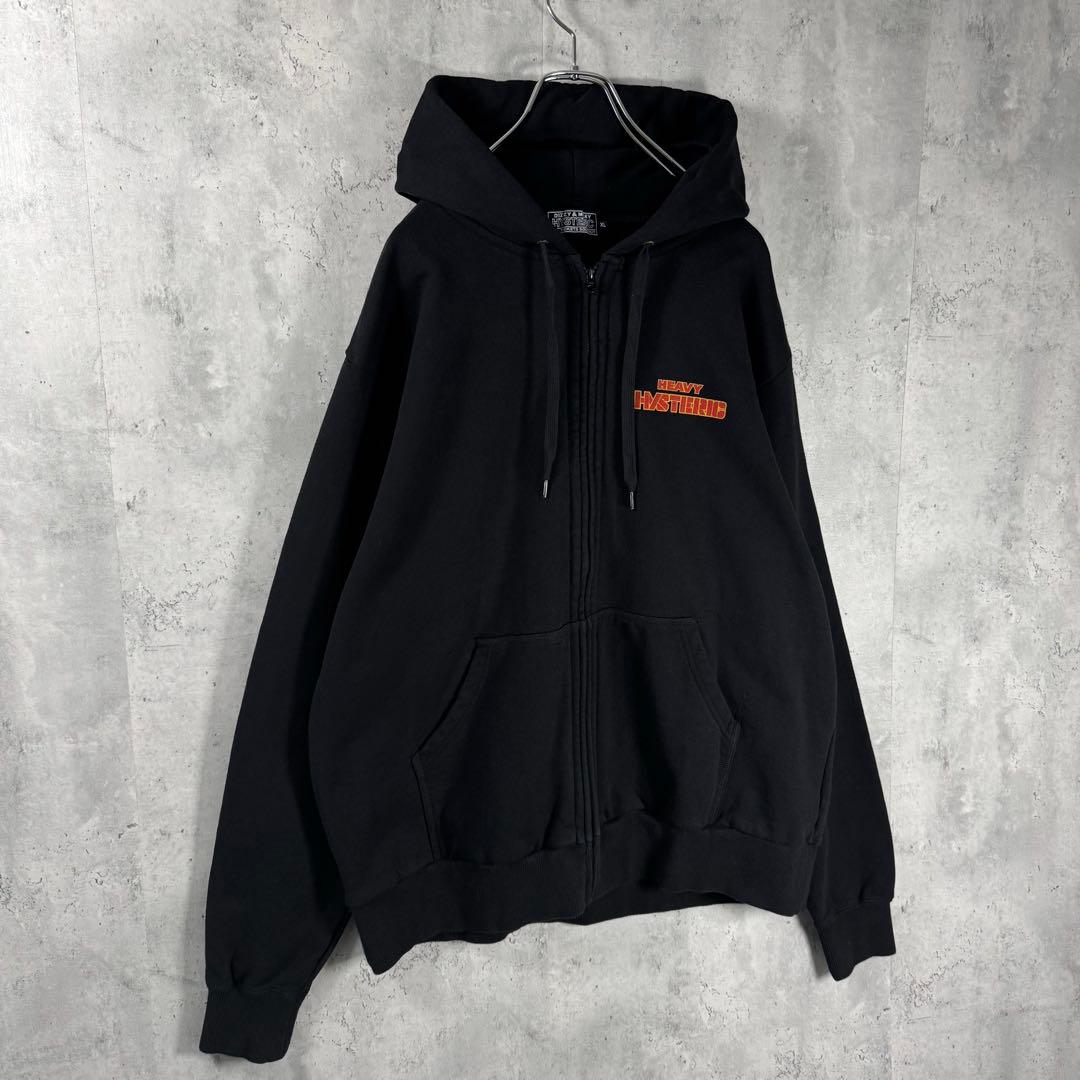 【minଓ♡⃛さん専用】ヒステリックグラマー ジップパーカー XL 黒