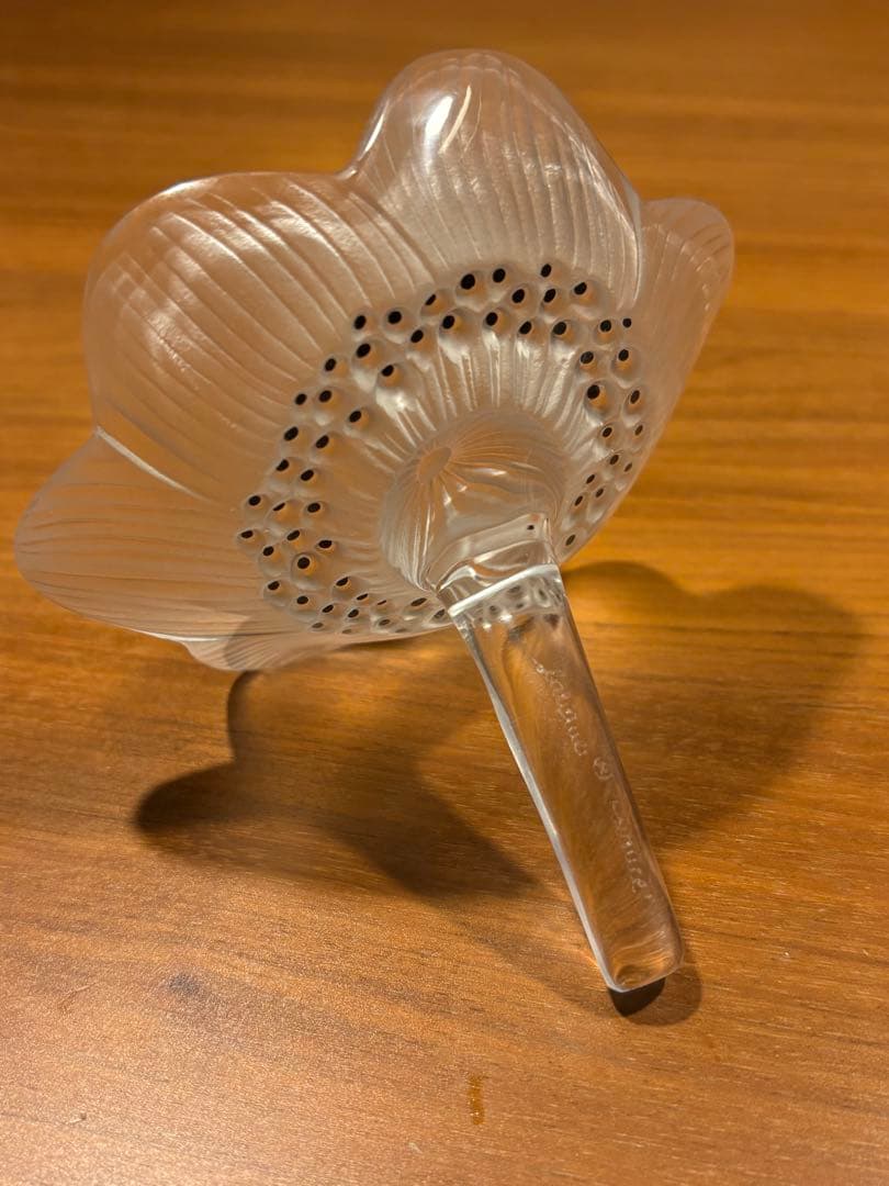 LALIQUE ラリック/ アネモネの花/ ペーパーウェイト /インテリア小物