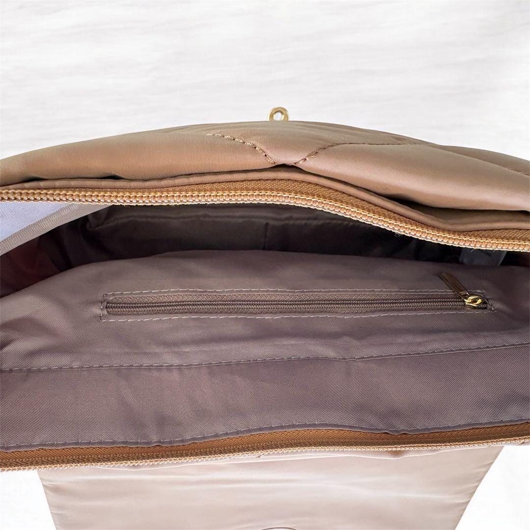 SLOBE IENA ブラウン キルティング ショルダーバッグ