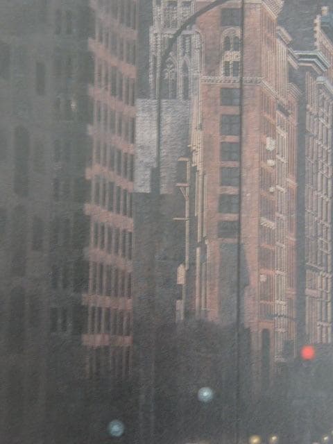 岩波昭彦、【パーク・アベニュー】、希少な額装用画集より、新品額装付、状態良好