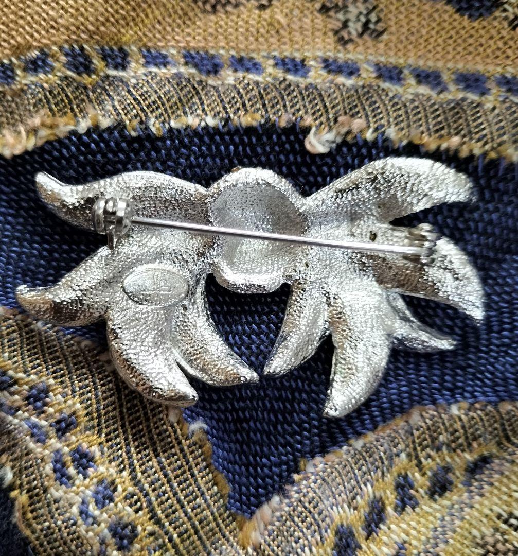 超美品✨《JS PARIS》✨ヴィンテージ ジュエリー レトロ リボン♡ブローチ