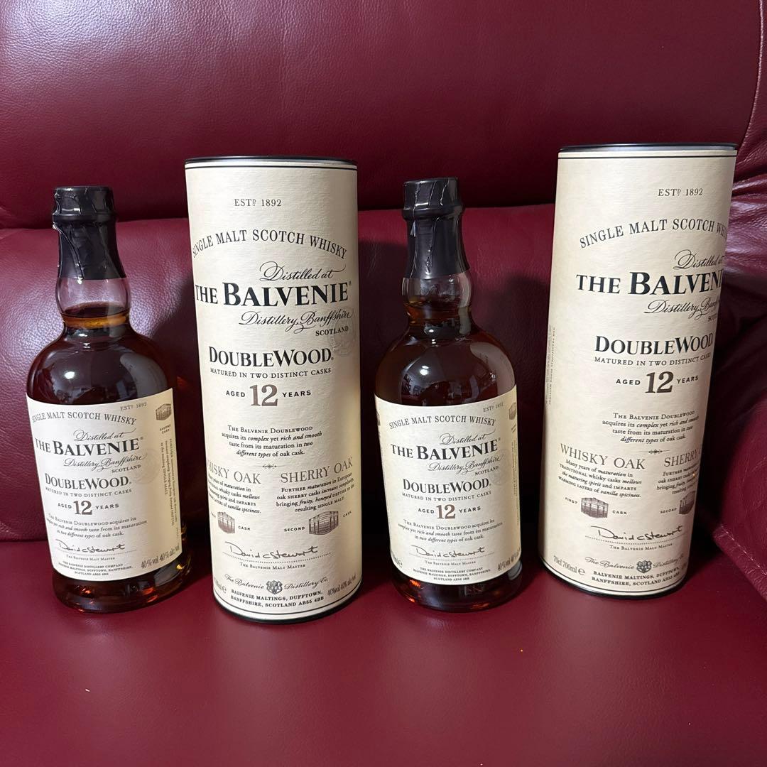 バルヴェニー 12年 ダブルウッド2本セット