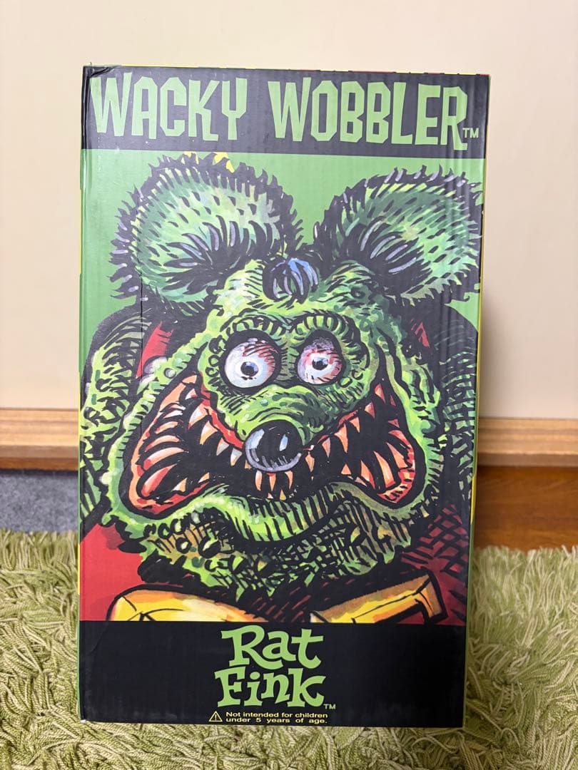 RAT FINK Wacky Wobbler 緑色フィギュア 約30cm