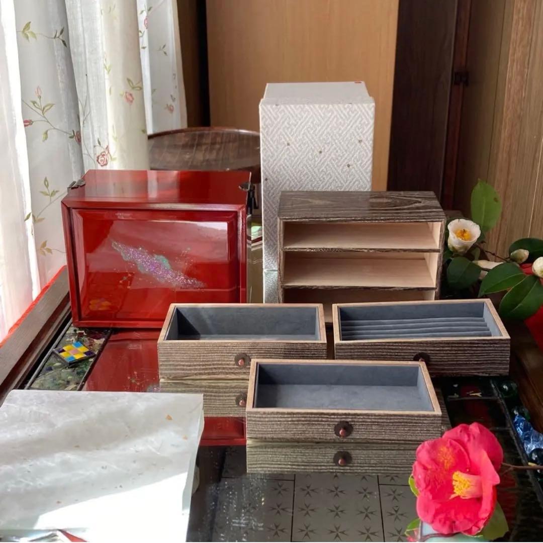 2191様感謝‼️秋‼️JAPAN輪島螺鈿蒔絵宝石箱「銀河-紅べに」1点　愛蔵品