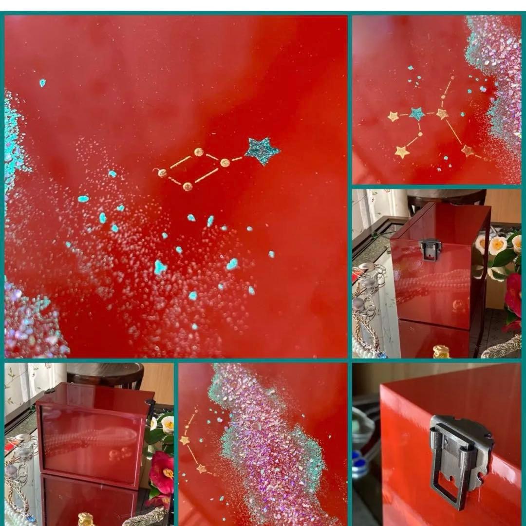 2191様感謝‼️秋‼️JAPAN輪島螺鈿蒔絵宝石箱「銀河-紅べに」1点　愛蔵品