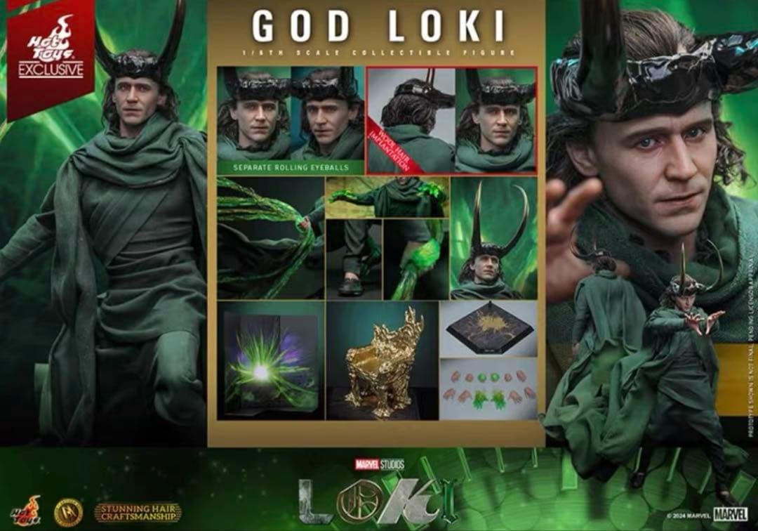 ホットトイズ　ゴッドロキ　植毛Ver