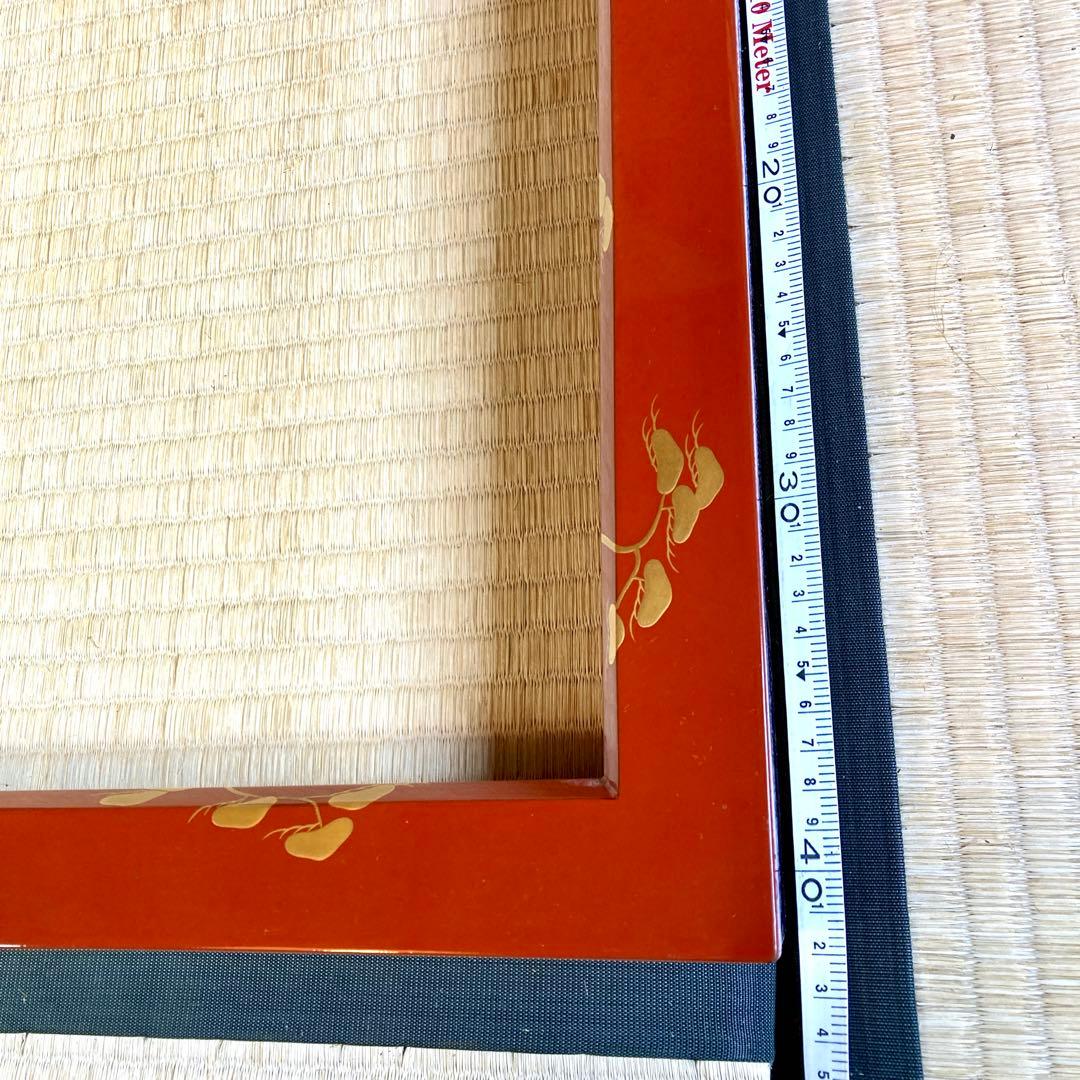 輪島塗　炉縁　茶道具　茶道　共箱　利休型