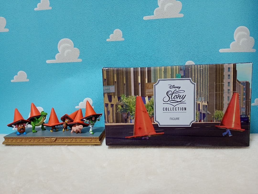 トイストーリー　フィギュア　カラーコーン　ストーリーコレクション