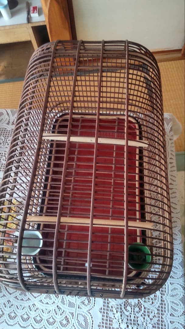 メジロ、うぐいす丸籠　鹿児島殿様籠