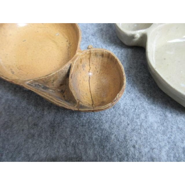 清水六兵衛ひょうたん皿5枚共箱 [B28125]