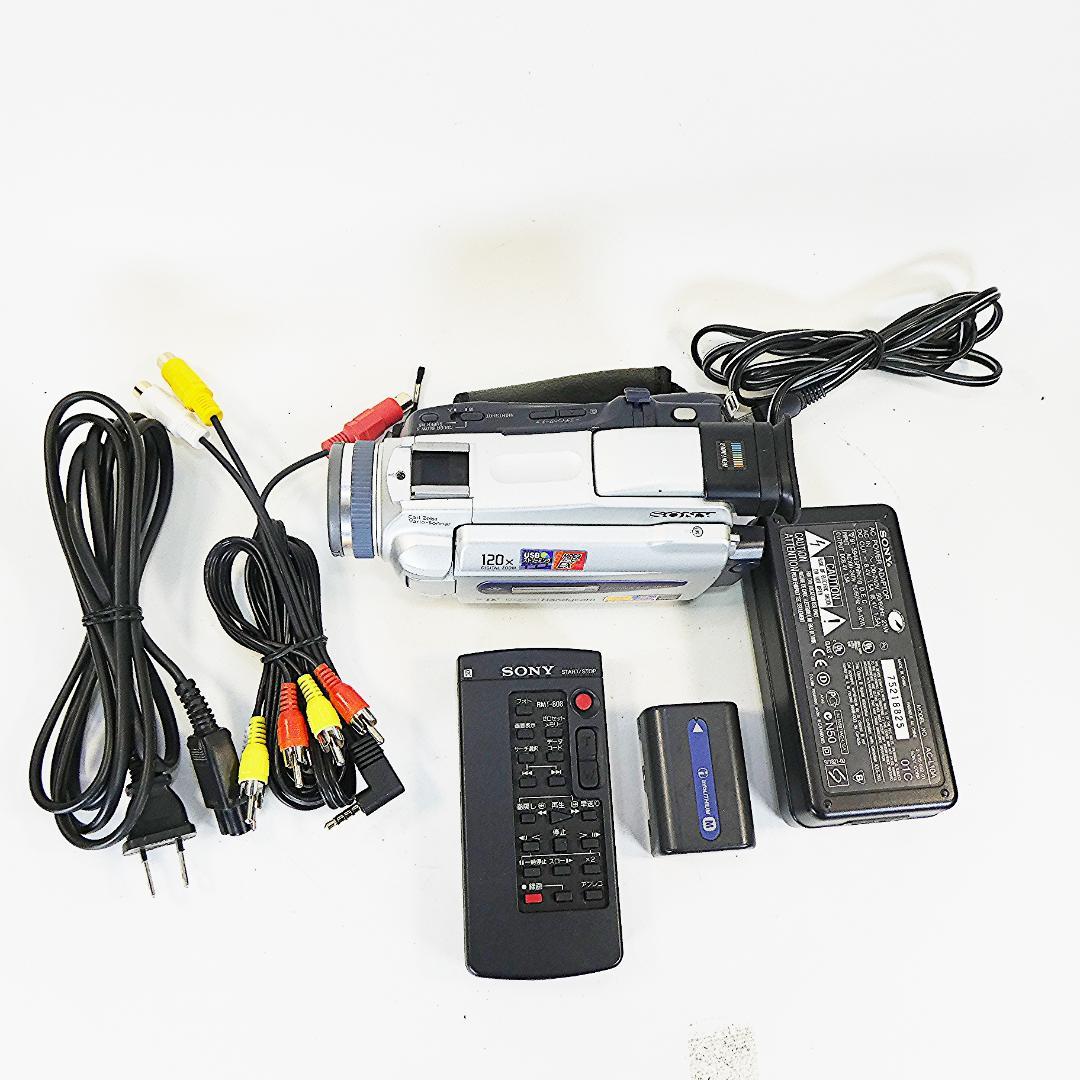 動作品ソニー DCR-TRV18 MiniDVビデオカメラ　DVDダビングに最適