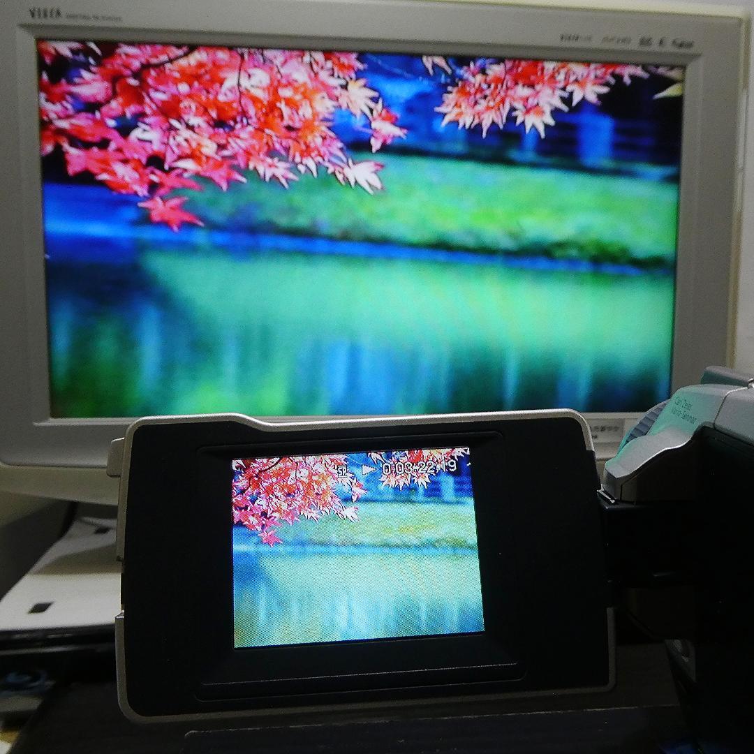 動作品ソニー DCR-TRV18 MiniDVビデオカメラ　DVDダビングに最適