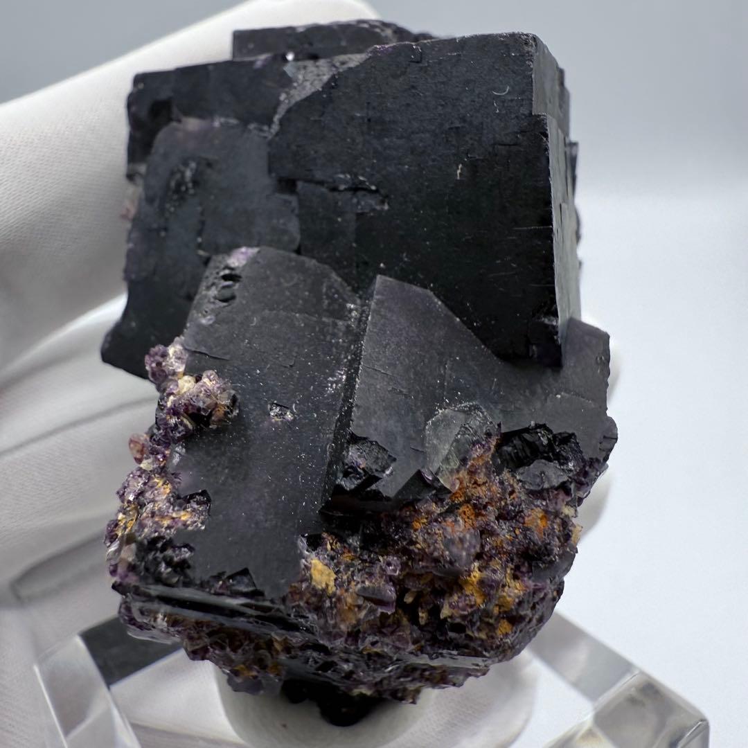 フローライト ナミビア Okorusu Mine産 蛍石 原石 24