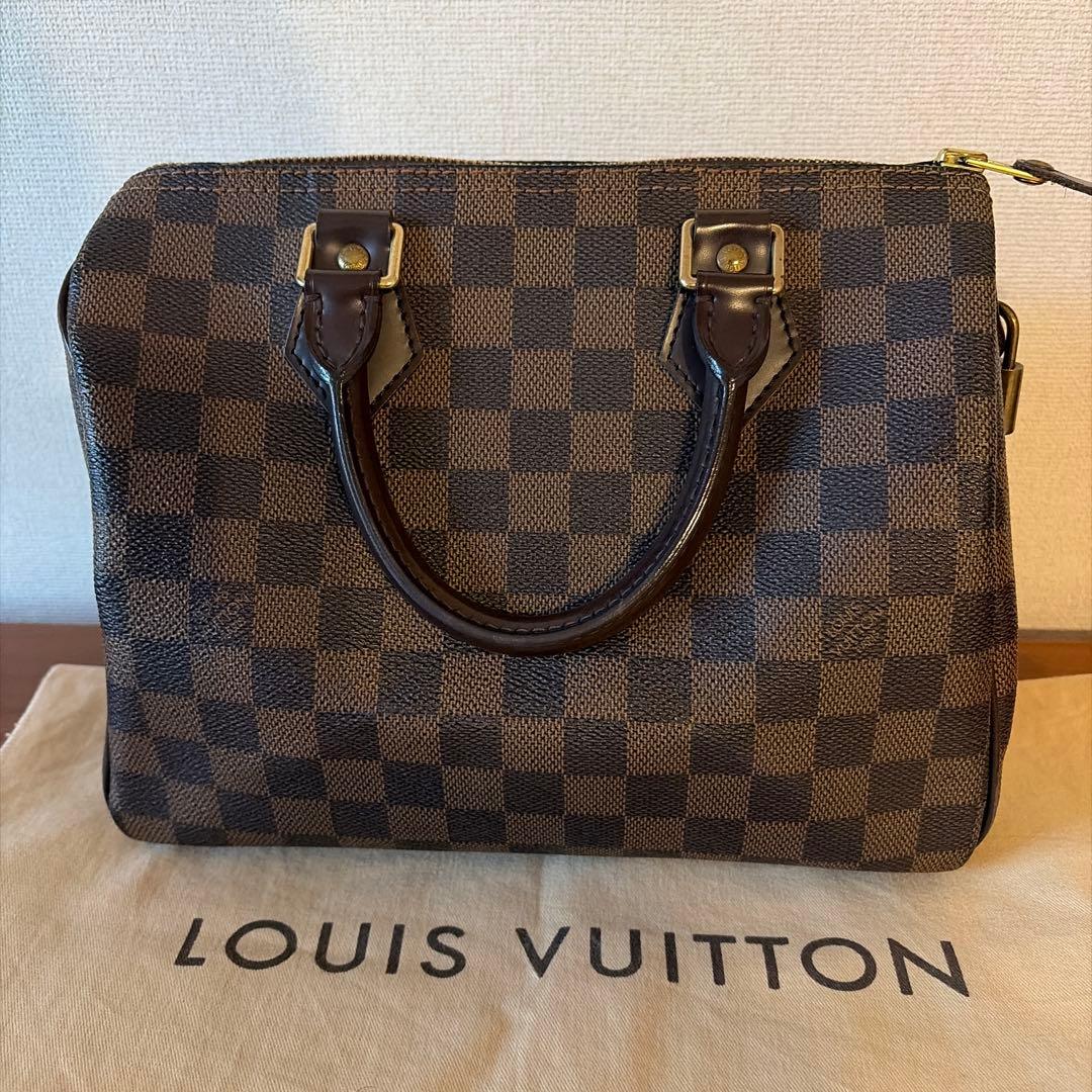 【値下げ】美品 LOUIS VUITTON ダミエ スピーディ25 ハンドバッグ