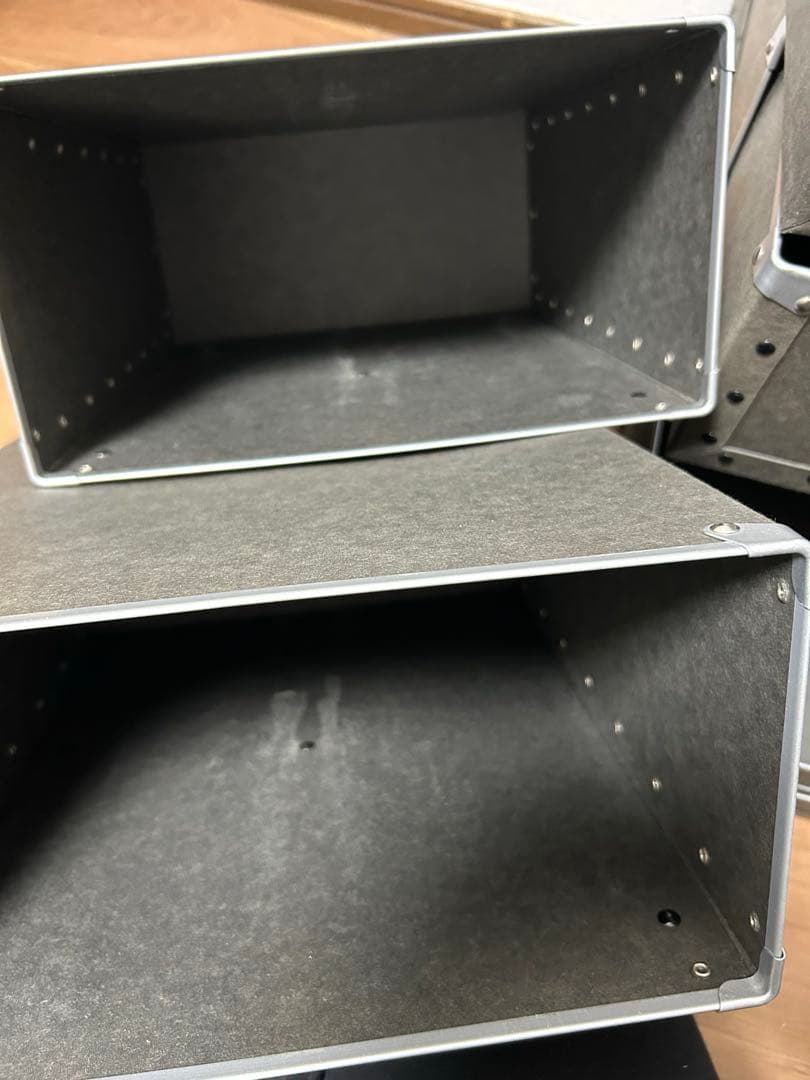 無印良品 硬質パルプボックス ボックス4個セット　廃盤　グレー