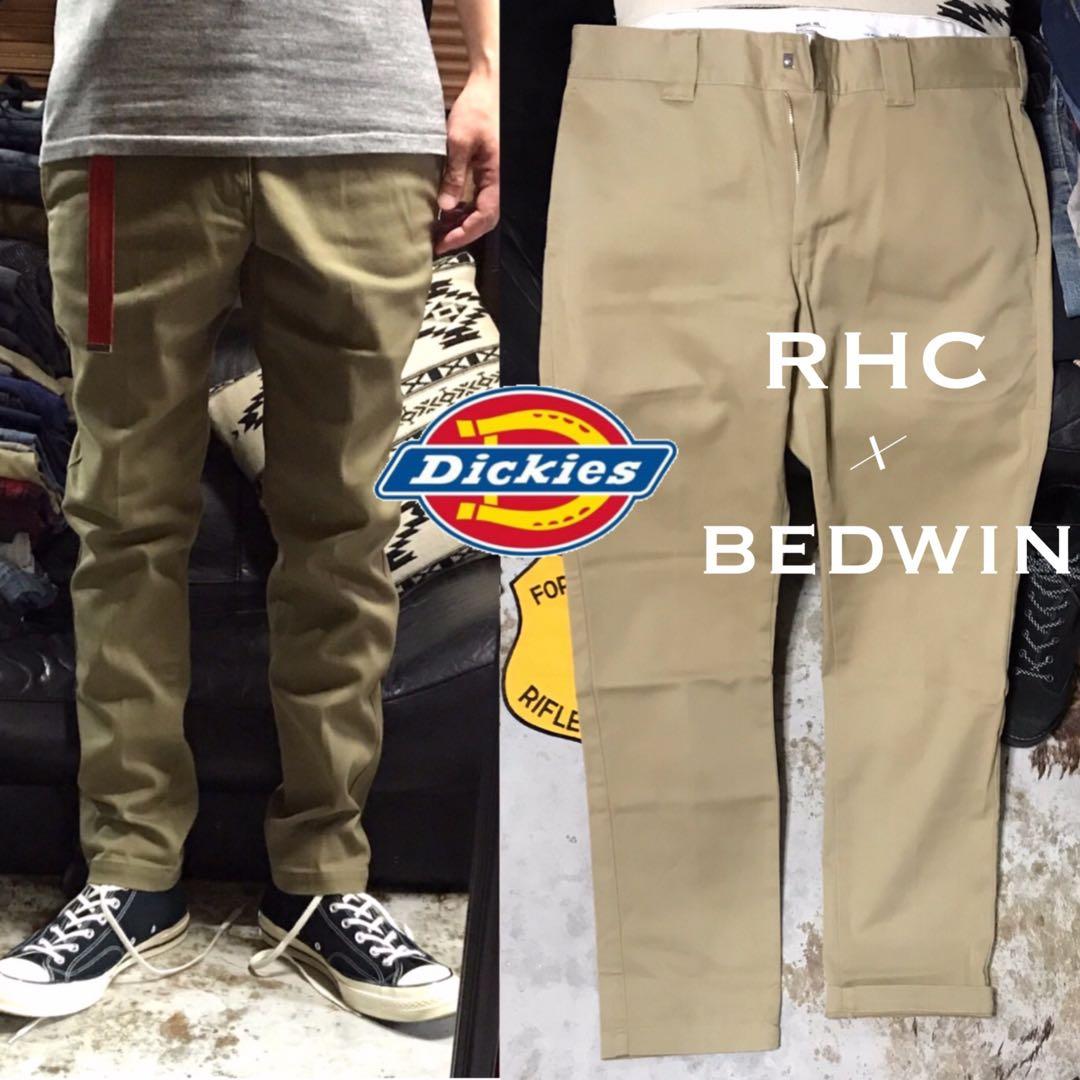 ［完売別注モデル］極美品《★ BEDWIN × RHC ★》ストレッチワークチノ