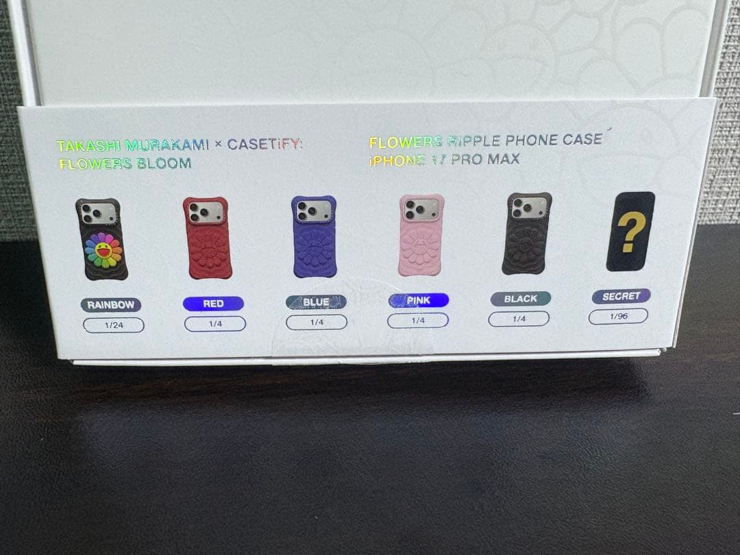 CASETiFY 村上隆コラボフラワー青 iPhone17PROMAXケース