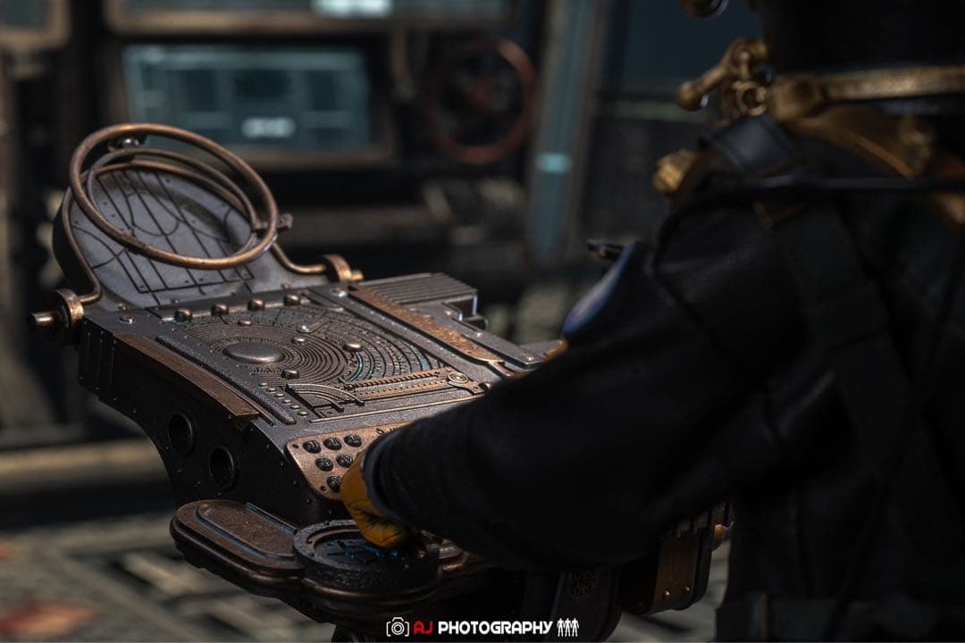 Darkcrowntoys Gareth 1/6潜水用ヘルメットダイカスト 本革