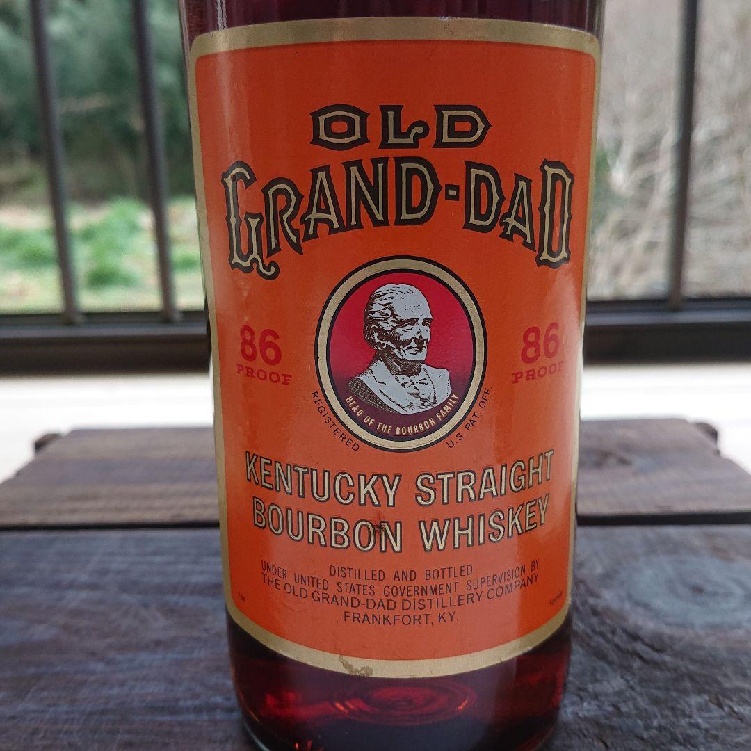古酒 赤封紙 OLD GRAND-DAD 86proof 1000ml 1本