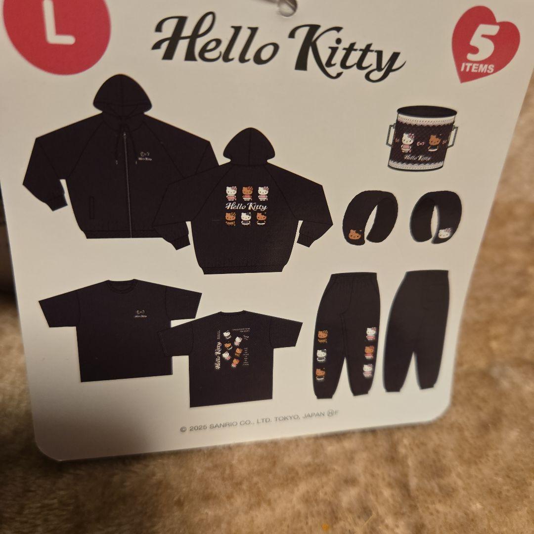 Hello Kitty ブリキ缶 Lサイズ 5点セット　アベイル