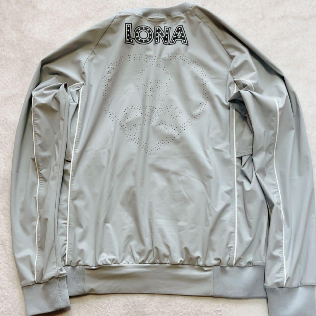 極美品　マークアンドロナ 　ストレッチ　ナイロン　スニード　スカル　スタッズ