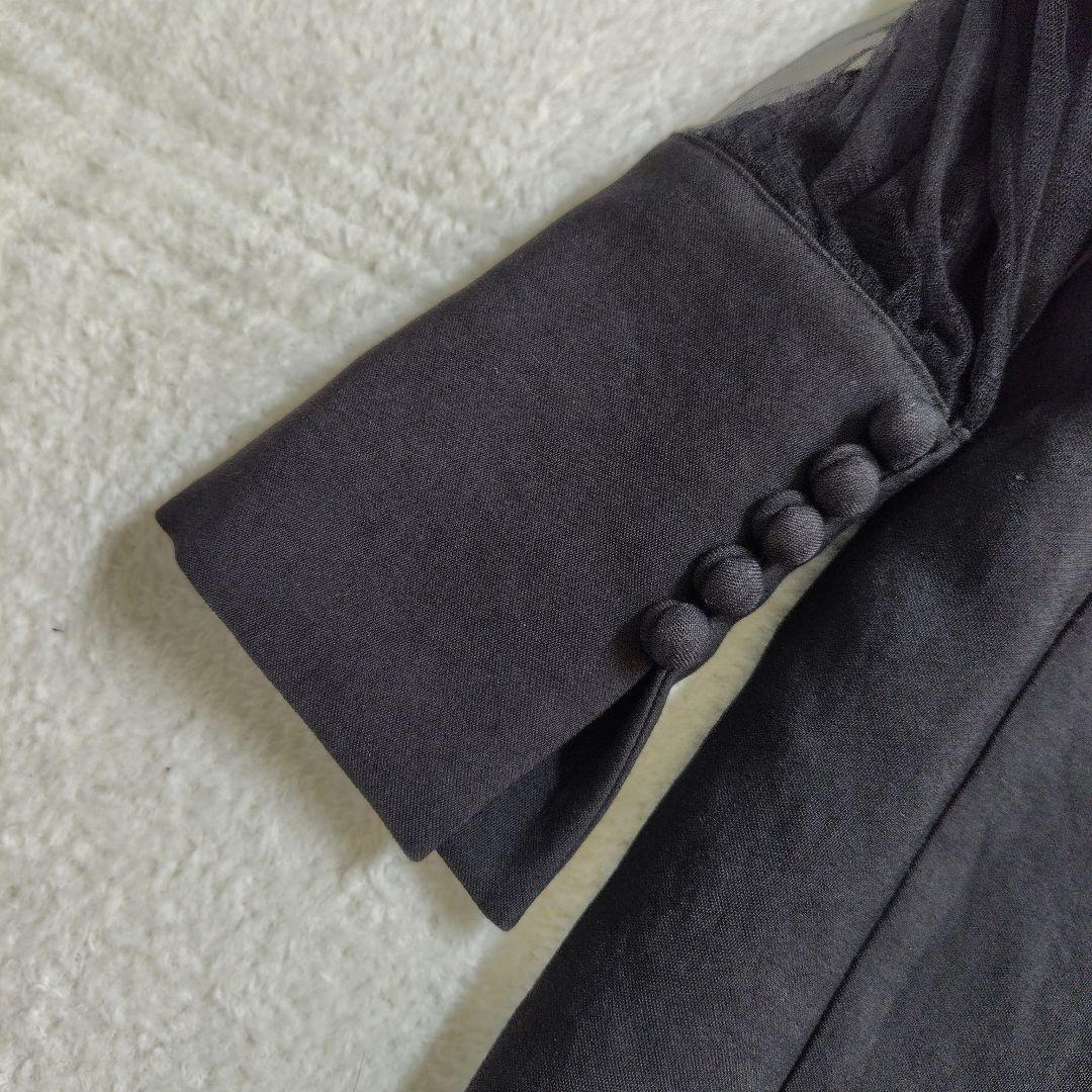 新品　定価4.2万　ステア レーススリーブワンピース ブラック　フォーマル　切替