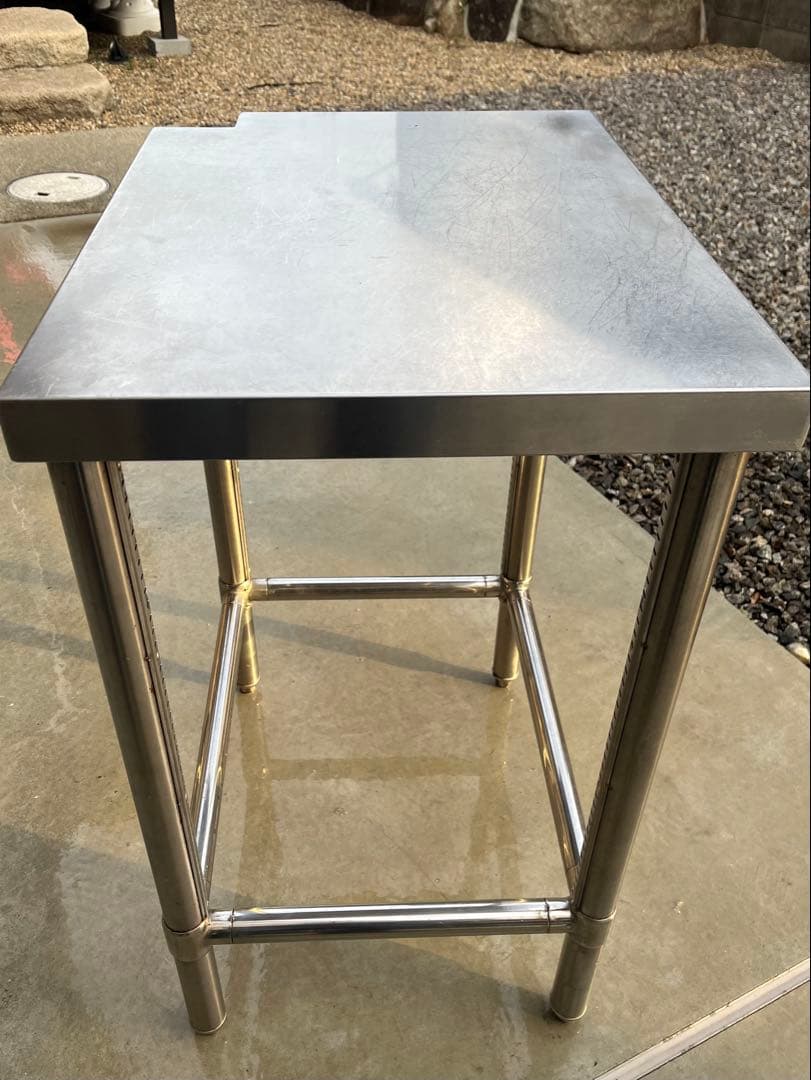 ステンレス作業台　調理台　ワークテーブル 業務用　450×600×800
